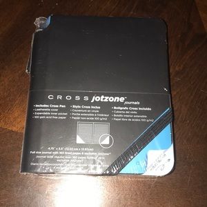 Cross Jot zone journal small black/blue lined New
